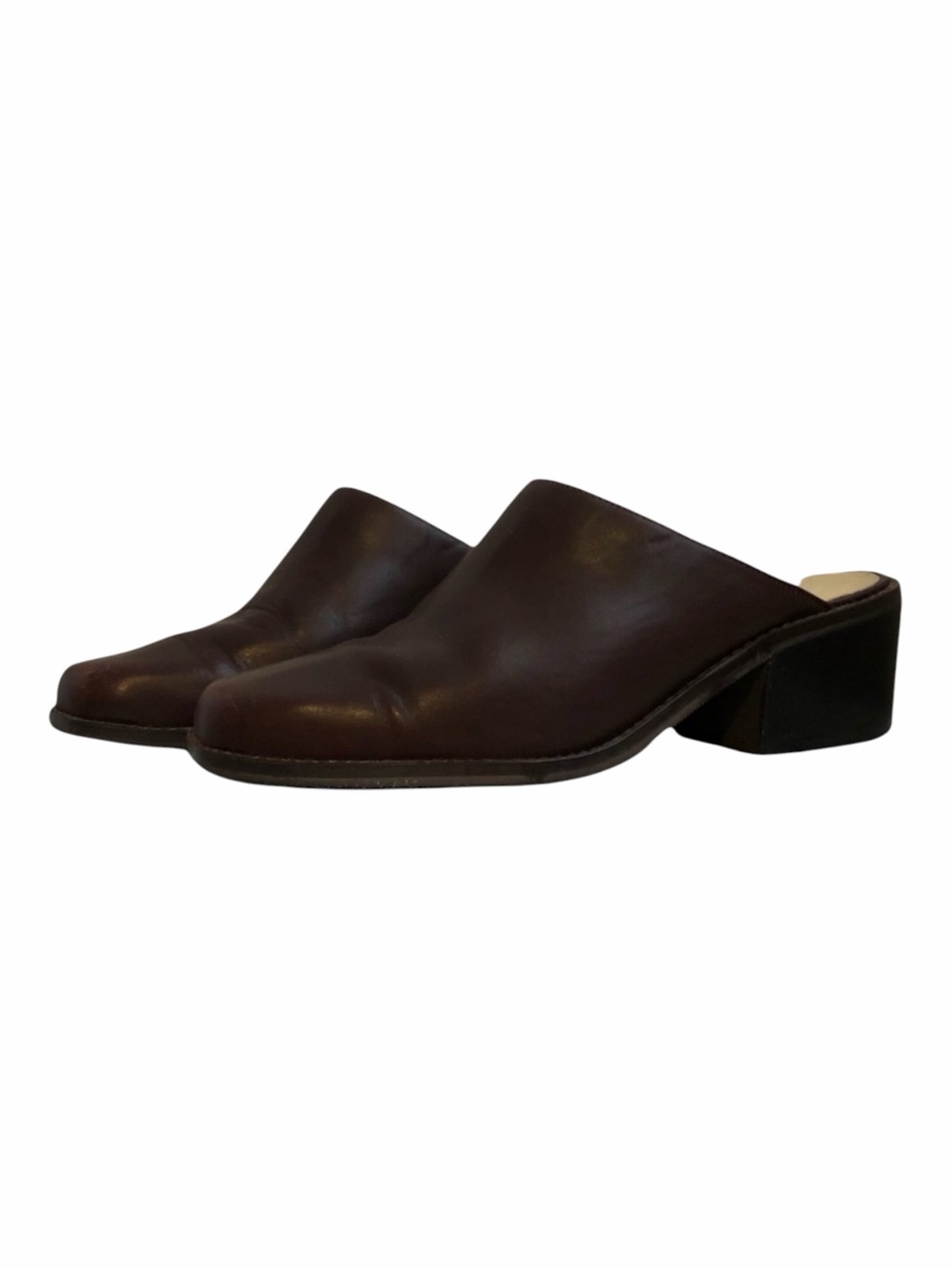 Bandolino Kimba Leather Mule Clogs – Brown Women’s Size 6M
